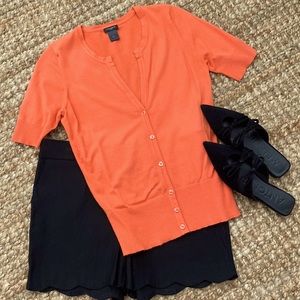 Ann Taylor Short-Sleeve Sweater